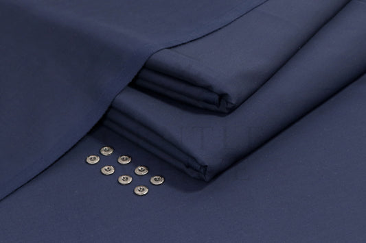 Navy Blue Wash and Wear Men’s Suiting Fabric