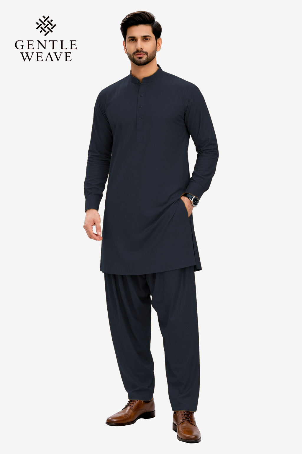 Charcoal Grey Wash and Wear Men’s Suiting Fabric