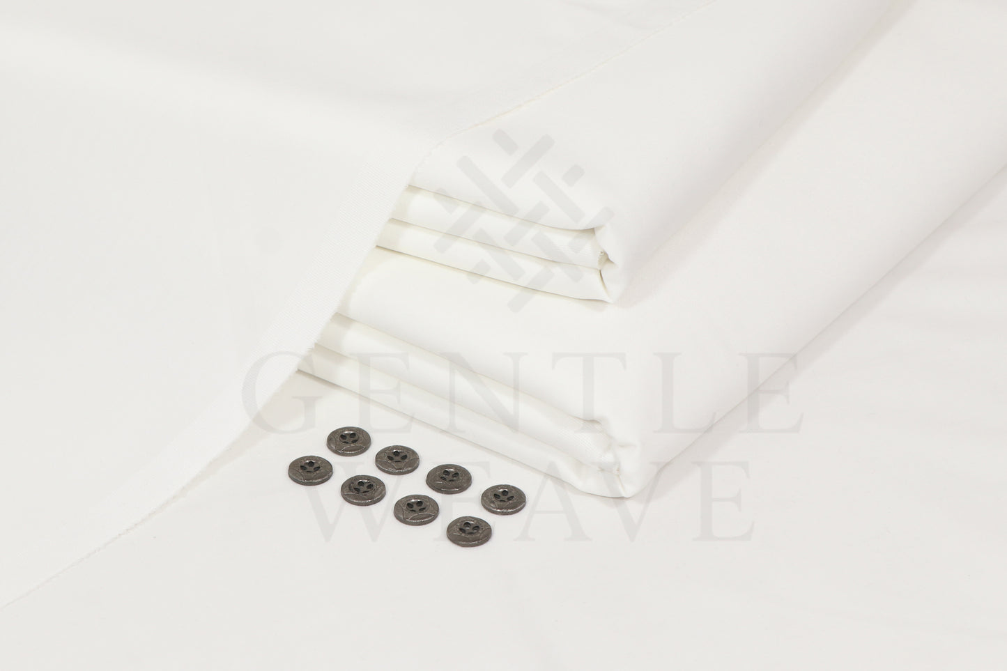 Cream White Wash and Wear Men’s Suiting Fabric